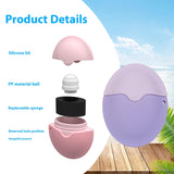 Maxbell Sunscreen Applicator with Lid Portable Washable Reusable for Swim Home Beach pink