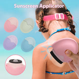 Maxbell Sunscreen Applicator with Lid Portable Washable Reusable for Swim Home Beach violet