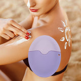 Maxbell Sunscreen Applicator with Lid Portable Washable Reusable for Swim Home Beach violet