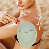 Maxbell Sunscreen Applicator with Lid Portable Washable Reusable for Swim Home Beach green