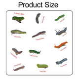 Maxbell 12x Crawl Caterpillar Hair Clips Halloween Hair Claw Cosplay Funny Barrettes