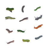 Maxbell 12x Crawl Caterpillar Hair Clips Halloween Hair Claw Cosplay Funny Barrettes