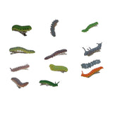 Maxbell 12x Crawl Caterpillar Hair Clips Halloween Hair Claw Cosplay Funny Barrettes