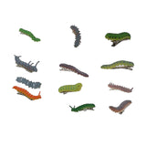 Maxbell 12x Crawl Caterpillar Hair Clips Halloween Hair Claw Cosplay Funny Barrettes