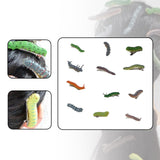 Maxbell 12x Crawl Caterpillar Hair Clips Halloween Hair Claw Cosplay Funny Barrettes