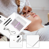 Maxbell Lash Tray Holder Salon Grafting Organizer for Nursing Home Home Beauty Salon