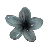 Maxbell Flower Shape Hair Claw Clip Nonslip Hair Clip for Women   Gray
