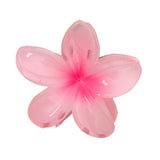 Maxbell Flower Shape Hair Claw Clip Nonslip Hair Clip for Women   Pink