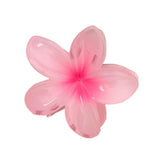 Maxbell Flower Shape Hair Claw Clip Nonslip Hair Clip for Women   Pink