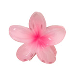 Maxbell Flower Shape Hair Claw Clip Nonslip Hair Clip for Women   Pink