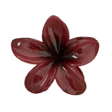 Maxbell Flower Shape Hair Claw Clip Nonslip Hair Clip for Women   Red