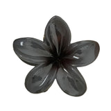 Maxbell Flower Shape Hair Claw Clip Nonslip Hair Clip for Women   Deep Gray