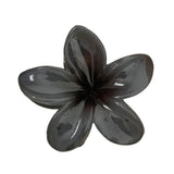 Maxbell Flower Shape Hair Claw Clip Nonslip Hair Clip for Women   Deep Gray