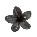 Maxbell Flower Shape Hair Claw Clip Nonslip Hair Clip for Women   Deep Gray