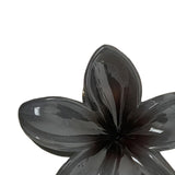 Maxbell Flower Shape Hair Claw Clip Nonslip Hair Clip for Women   Deep Gray