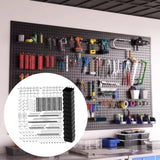 Maxbell 300 Pieces Pegboard Hooks Assortment Set Iron Pegboard Accessories Organizer