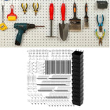 Maxbell 300 Pieces Pegboard Hooks Assortment Set Iron Pegboard Accessories Organizer