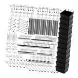 Maxbell 300 Pieces Pegboard Hooks Assortment Set Iron Pegboard Accessories Organizer