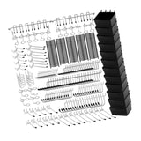 Maxbell 300 Pieces Pegboard Hooks Assortment Set Iron Pegboard Accessories Organizer