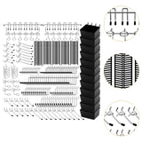 Maxbell 300 Pieces Pegboard Hooks Assortment Set Iron Pegboard Accessories Organizer