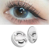 Maxbell Magnetic False Eyelashes Easy to Use Easy to Wear for Beginners Girls Travel Style A