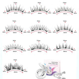 Maxbell Magnetic False Eyelashes Easy to Use Easy to Wear for Beginners Girls Travel Style B