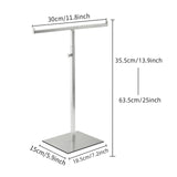 Maxbell Handbag Display Stand T Shape Jewelry Organizer for Wallet Scarves Bracelets