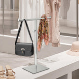 Maxbell Handbag Display Stand T Shape Jewelry Organizer for Wallet Scarves Bracelets