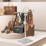 Maxbell Handbag Display Stand T Shape Jewelry Organizer for Wallet Scarves Bracelets