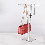 Maxbell Handbag Display Stand T Shape Jewelry Organizer for Wallet Scarves Bracelets
