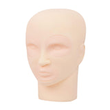 Maxbell Facial Tattoo Practice Mannequin Head Multipurpose Lightweight Soft Silicone