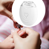 Maxbell Electric Automatic Nail Clipper Nail Polisher for Baby Elderly Children White