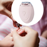 Maxbell Electric Automatic Nail Clipper Nail Polisher for Baby Elderly Children Pink