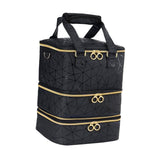 Maxbell Nail Polish Carrying Case Bag 3 Tier for Manicure Tools Travel Nail Art Tool