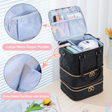 Maxbell Nail Polish Carrying Case Bag 3 Tier for Manicure Tools Travel Nail Art Tool