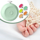 Maxbell Electric Nail Clipper Portable Lightweight Fingernail Trimmer Adults Elderly Green