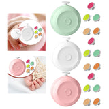 Maxbell Electric Nail Clipper Portable Lightweight Fingernail Trimmer Adults Elderly Green