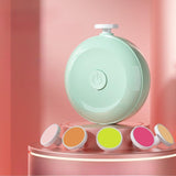 Maxbell Electric Nail Clipper Portable Lightweight Fingernail Trimmer Adults Elderly Green