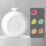 Maxbell Electric Nail Clipper Portable Lightweight Fingernail Trimmer Adults Elderly White