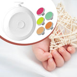 Maxbell Electric Nail Clipper Portable Lightweight Fingernail Trimmer Adults Elderly White