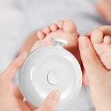 Maxbell Electric Nail Clipper Portable Lightweight Fingernail Trimmer Adults Elderly White