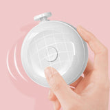 Maxbell Electric Nail Clipper Portable Lightweight Fingernail Trimmer Adults Elderly White