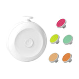 Maxbell Electric Nail Clipper Portable Lightweight Fingernail Trimmer Adults Elderly White