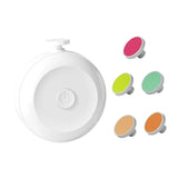 Maxbell Electric Nail Clipper Portable Lightweight Fingernail Trimmer Adults Elderly White