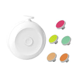 Maxbell Electric Nail Clipper Portable Lightweight Fingernail Trimmer Adults Elderly White