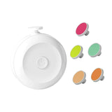 Maxbell Electric Nail Clipper Portable Lightweight Fingernail Trimmer Adults Elderly White