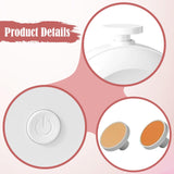 Maxbell Electric Nail Clipper Portable Lightweight Fingernail Trimmer Adults Elderly White