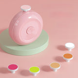 Maxbell Electric Nail Clipper Portable Lightweight Fingernail Trimmer Adults Elderly Pink