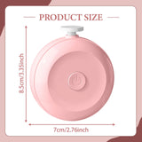 Maxbell Electric Nail Clipper Portable Lightweight Fingernail Trimmer Adults Elderly Pink