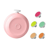 Maxbell Electric Nail Clipper Portable Lightweight Fingernail Trimmer Adults Elderly Pink